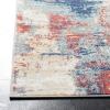 SAFAVIEH Area Rug 8×10 – Jasper Collection – Large – Grey & Gold, Modern Abstract Design, Non-Shedding & Easy Cleaning, Ideal for Living Room, Bedroom, Office, Dining Space (JSP101A)(Grey/Red)