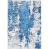 SAFAVIEH Area Rug 8×10 – Jasper Collection – Large – Grey & Gold, Modern Abstract Design, Non-Shedding & Easy Cleaning, Ideal for Living Room, Bedroom, Office, Dining Space (JSP101A)(Blue/Ivory)