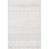 SAFAVIEH Area Rug 8×10 – Tulum Collection – Large – Ivory & Black, Moroccan Boho Distressed Design, Non-Shedding & Easy Cleaning, Ideal for Living Room, Bedroom, Office, Dining Space (TUL229B)(Ivory/Light Grey)