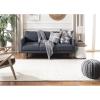 SAFAVIEH Area Rug 8×10 – Tulum Collection – Large – Ivory & Black, Moroccan Boho Distressed Design, Non-Shedding & Easy Cleaning, Ideal for Living Room, Bedroom, Office, Dining Space (TUL229B)(Ivory/Grey)