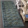 SAFAVIEH Area Rug 8×10 – Vintage Hamadan Collection – Large – Blue & Multi, Oriental Traditional Persian Design, Non-Shedding & Easy Cleaning, Ideal for Living Room, Bedroom, Dining Space (VTH212D)(Blue/Multi)
