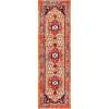 SAFAVIEH Area Rug 8×10 – Vintage Hamadan Collection – Large – Red & Orange, Traditional Oriental Medallion Design, Non-Shedding & Easy Cleaning, Ideal for Living Room, Bedroom, Dining Space (VTH259P)(Red/Orange)