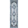 SAFAVIEH Area Rug 8×10 – Vintage Hamadan Collection – Large – Red & Orange, Traditional Oriental Medallion Design, Non-Shedding & Easy Cleaning, Ideal for Living Room, Bedroom, Dining Space (VTH259P)(Blue/Light Green)