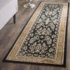 SAFAVIEH Area Rug 8×11 – Lyndhurst Collection – Large – Ivory & Rust, Traditional Oriental Design, Non-Shedding & Easy to Clean, Ideal for Living Room, Bedroom, Dining Space (LNH331R)(Black/Tan)