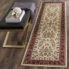 SAFAVIEH Area Rug 8×11 – Lyndhurst Collection – Large – Ivory & Rust, Traditional Oriental Design, Non-Shedding & Easy to Clean, Ideal for Living Room, Bedroom, Dining Space (LNH331R)(Ivory/Red)