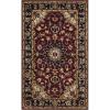 SAFAVIEH Classic Collection Area Rug – 8′ x 10′, Burgundy & Navy, Handmade Traditional Oriental Wool, Ideal for High Traffic Areas in Living Room, Bedroom (CL362A)(Burgundy/Navy)
