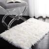 SAFAVIEH Faux Sheep Skin Collection 3′ x 5′ Ivory FSS235A Silken Glam 2.35-inch Thick Area Rug(Ivory)