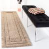 SAFAVIEH Florida Shag Collection Area Rug – 5’3″ x 7’6″, Creme & Creme, Border Design, Non-Shedding & Easy Care, 1.2-inch Thick Ideal for High Traffic Areas in Living Room, Bedroom (SG454-1111)(Beige)