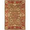 SAFAVIEH Heritage Collection Area Rug – 5′ x 8′, Beige & Rust, Handmade Traditional Oriental Wool, Ideal for High Traffic Areas in Living Room, Bedroom (HG963A)(Beige/Rust)