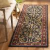 SAFAVIEH Heritage Collection Area Rug – 5′ x 8′, Black & Red, Handmade Traditional Oriental Wool, Ideal for High Traffic Areas in Living Room, Bedroom (HG953A)(Red / Black)