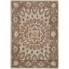 SAFAVIEH Heritage Collection Area Rug – 5′ x 8′, Light Brown & Grey, Handmade Traditional Oriental Wool, Ideal for High Traffic Areas in Living Room, Bedroom (HG914A)(Blue/Grey)