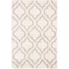 SAFAVIEH Hudson Shag Collection Area Rug – 6′ x 9′, Grey & Ivory, Moroccan Design, Non-Shedding & Easy Care, 2-inch Thick Ideal for High Traffic Areas in Living Room, Bedroom (SGH284B)(Ivory/Beige)