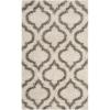 SAFAVIEH Hudson Shag Collection Area Rug – 6′ x 9′, Grey & Ivory, Moroccan Design, Non-Shedding & Easy Care, 2-inch Thick Ideal for High Traffic Areas in Living Room, Bedroom (SGH284B)(Ivory/Grey)
