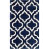 SAFAVIEH Hudson Shag Collection Area Rug – 6′ x 9′, Grey & Ivory, Moroccan Design, Non-Shedding & Easy Care, 2-inch Thick Ideal for High Traffic Areas in Living Room, Bedroom (SGH284B)(Navy/Ivory)
