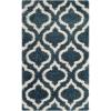 SAFAVIEH Hudson Shag Collection Area Rug – 6′ x 9′, Grey & Ivory, Moroccan Design, Non-Shedding & Easy Care, 2-inch Thick Ideal for High Traffic Areas in Living Room, Bedroom (SGH284B)(Slate Blue/Ivory)