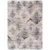 SAFAVIEH Iceland Shag Collection Accent Rug – 4′ x 6′, Cream & Grey, Modern Design, Non-Shedding & Easy Care, 2.5-inch Thick Ideal for High Traffic Areas in Entryway, Living Room, Bedroom (ISG514A)(Cream/Grey)