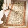 SAFAVIEH Lyndhurst Collection Area Rug – 5’3″ x 7’6″, Red & Black, Traditional Oriental Design, Non-Shedding & Easy Care, Ideal for High Traffic Areas in Living Room, Bedroom (LNH214A)(Ivory/Rust)