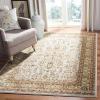 SAFAVIEH Lyndhurst Collection Area Rug – 5’3″ x 7’6″, Red & Black, Traditional Oriental Design, Non-Shedding & Easy Care, Ideal for High Traffic Areas in Living Room, Bedroom (LNH214A)(Grey/Beige)