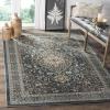 SAFAVIEH Lyndhurst Collection Area Rug – 8′ x 10′, Cream & Beige, Traditional Oriental Design, Non-Shedding & Easy Care, Ideal for High Traffic Areas in Living Room, Bedroom (LNH338B)(Teal/Grey)