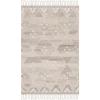 SAFAVIEH Natural Kilim Collection Area Rug – 5′ x 8′, Natural & Ivory, Handmade Moroccan Boho Tribal Wool & Viscose, Ideal for High Traffic Areas in Living Room, Bedroom (NKM316B)(Natural/Ivory)