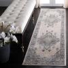 SAFAVIEH Oregon Collection Area Rug – 8′ x 10′, Beige & Grey, Oriental Distressed Design, Non-Shedding & Easy Care, Ideal for High Traffic Areas in Living Room, Bedroom (ORE898B)(Beige/Grey)