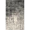 SAFAVIEH Retro Collection Area Rug – 8′ x 10′, Black & Light Grey, Modern Abstract Design, Non-Shedding & Easy Care, Ideal for High Traffic Areas in Living Room, Bedroom (RET2770-9079)(Black/Light Grey)