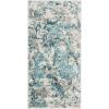 SAFAVIEH Skyler Collection 8′ x 10′ Blue/Ivory SKY186M Modern Abstract Non-Shedding Living Room Bedroom Dining Home Office Area Rug(Blue/Ivory)
