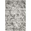 SAFAVIEH Skyler Collection 8′ x 10′ Blue/Ivory SKY186M Modern Abstract Non-Shedding Living Room Bedroom Dining Home Office Area Rug(Charcoal/Ivory)
