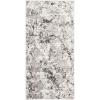 SAFAVIEH Skyler Collection 8′ x 10′ Blue/Ivory SKY186M Modern Abstract Non-Shedding Living Room Bedroom Dining Home Office Area Rug(Grey/Ivory)