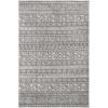 SAFAVIEH Tulum Collection Area Rug – 5’3″ x 7’6″, Dark Grey & Ivory, Moroccan Boho Distressed Design, Non-Shedding & Easy to Clean, Ideal for Living Room, Bedroom, Dining Space (TUL263F)(Dark Grey/Ivory)