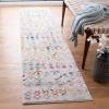 SAFAVIEH Tulum Collection Area Rug – 5’3″ x 7’6″, Ivory & Grey, Moroccan Boho Distressed Design, Non-Shedding & Easy to Clean, Ideal for Living Room, Bedroom, Dining Space (TUL240A)(Ivory/Gold)