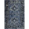 SAFAVIEH Vintage Hamadan Collection Area Rug – 8′ Round, Red & Multi, Traditional Persian Design, Non-Shedding & Easy to Clean, Ideal for Living Room, Bedroom, Dining Space (VTH211A)(Blue/Grey)