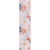 SAFAVIEH Washable Rug Outdoor Cabana Collection – 9′ x 12′, Aqua & Rust, Non-Shedding & Easy to Clean, Ideal for Patio, Backyard, Mudroom (CBN454J)(Pink/Grey)
