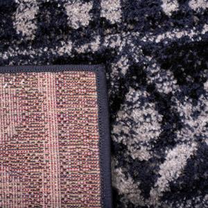 SAFAVIEH Adirondack Collection Area Rug – 5’1″ x 7’6″, Ivory & Charcoal, Moroccan Boho Distressed Design, Non-Shedding & Easy Care, Ideal for High Traffic Areas in Living Room, Bedroom (ADR119N)(Ivory/Navy)