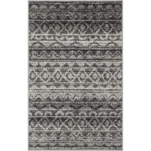 SAFAVIEH Adirondack Collection Area Rug – 5’1″ x 7’6″, Ivory & Charcoal, Moroccan Boho Distressed Design, Non-Shedding & Easy Care, Ideal for High Traffic Areas in Living Room, Bedroom (ADR119N)(Ivory/Charcoal)