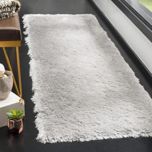 SAFAVIEH Area Rug 4×6 – Paris Shag Collection – Sage, Handmade, Soft Flowing Pile, Ideal for Ideal for Hallway, Foyer, Entryway, Bedroom (SG511-1003)(Sage)