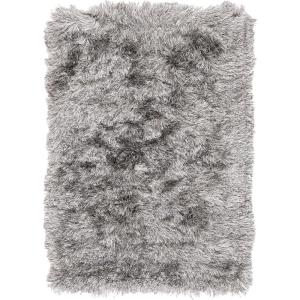 SAFAVIEH Area Rug 4×6 – Paris Shag Collection – Sage, Handmade, Soft Flowing Pile, Ideal for Ideal for Hallway, Foyer, Entryway, Bedroom (SG511-1003)(Silver)