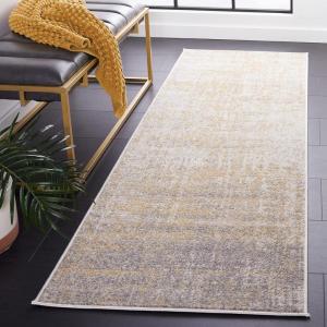 SAFAVIEH Area Rug 8×10 – Adirondack Collection – Large – Red & Gold, Modern Abstract Design, Non-Shedding & Easy Cleaning, Ideal for Living Room, Bedroom, Office, Dining Space (ADR207R)(Creme/Gold)
