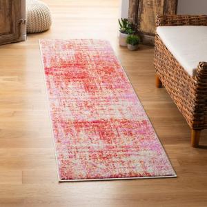 SAFAVIEH Area Rug 8×10 – Adirondack Collection – Large – Red & Gold, Modern Abstract Design, Non-Shedding & Easy Cleaning, Ideal for Living Room, Bedroom, Office, Dining Space (ADR207R)(Red/Gold)