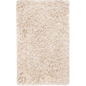 SAFAVIEH Faux Sheep Skin Collection 3′ x 5′ Ivory FSS235A Silken Glam 2.35-inch Thick Area Rug(Beige)