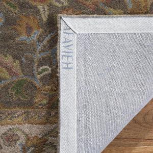 SAFAVIEH Heritage Collection Area Rug – 5′ x 8′, Green & Taupe, Handmade Traditional Oriental Wool, Ideal for High Traffic Areas in Living Room, Bedroom (HG954A)(Green/Taupe)