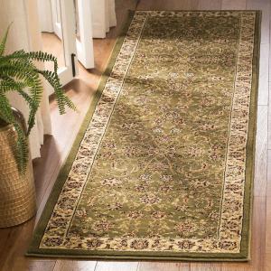 SAFAVIEH Lyndhurst Collection Area Rug – 5’3″ x 7’6″, Sage & Ivory, Traditional Oriental Design, Non-Shedding & Easy Care, Ideal for High Traffic Areas in Living Room, Bedroom (LNH219B)(Sage/Ivory)