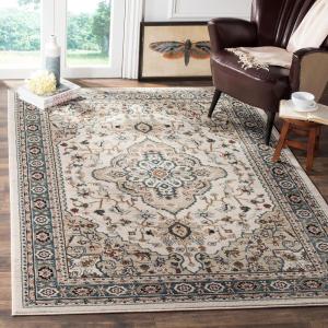 SAFAVIEH Lyndhurst Collection Area Rug – 8′ x 10′, Cream & Beige, Traditional Oriental Design, Non-Shedding & Easy Care, Ideal for High Traffic Areas in Living Room, Bedroom (LNH338B)(Cream/Beige)