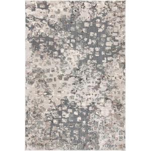 SAFAVIEH Madison Collection Area Rug – 6′ x 9′, Grey & Red, Boho Abstract Distressed Design, Non-Shedding & Easy Care, Ideal for High Traffic Areas in Living Room, Bedroom (MAD425R)(Grey/Beige)