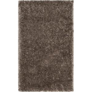 SAFAVIEH Polar Shag Collection Area Rug – 5’1″ x 7’6″, Light Turquoise, Solid Glam Design, Non-Shedding & Easy Care, 3-inch Thick Ideal for High Traffic Areas in Living Room, Bedroom (PSG800T)(Mushroom)