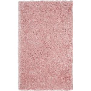 SAFAVIEH Polar Shag Collection Area Rug – 5’1″ x 7’6″, Light Turquoise, Solid Glam Design, Non-Shedding & Easy Care, 3-inch Thick Ideal for High Traffic Areas in Living Room, Bedroom (PSG800T)(Light Pink)