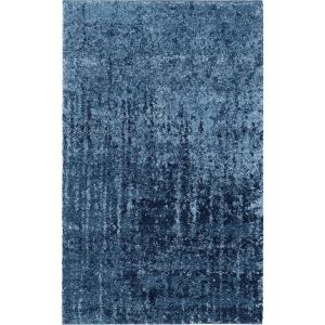SAFAVIEH Retro Collection Area Rug – 8′ x 10′, Black & Light Grey, Modern Abstract Design, Non-Shedding & Easy Care, Ideal for High Traffic Areas in Living Room, Bedroom (RET2770-9079)(Light Blue/Blue)