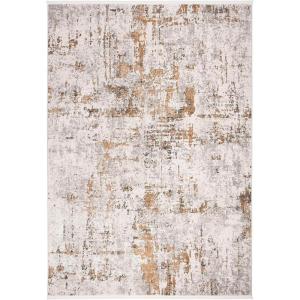 SAFAVIEH Shivan Collection 8′ x 10′ Grey / Gold SHV723G Modern Abstract Non-Shedding Living Room Bedroom Dining Home Office Area Rug(Grey/Gold)