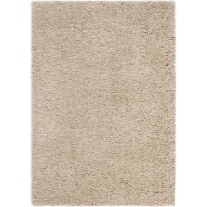 SAFAVIEH Venice Shag Collection Area Rug – 5′ x 7′, Champagne, Handmade Glam, 3-inch Thick Ideal for High Traffic Areas in Living Room, Bedroom (SG256C)(Champagne)