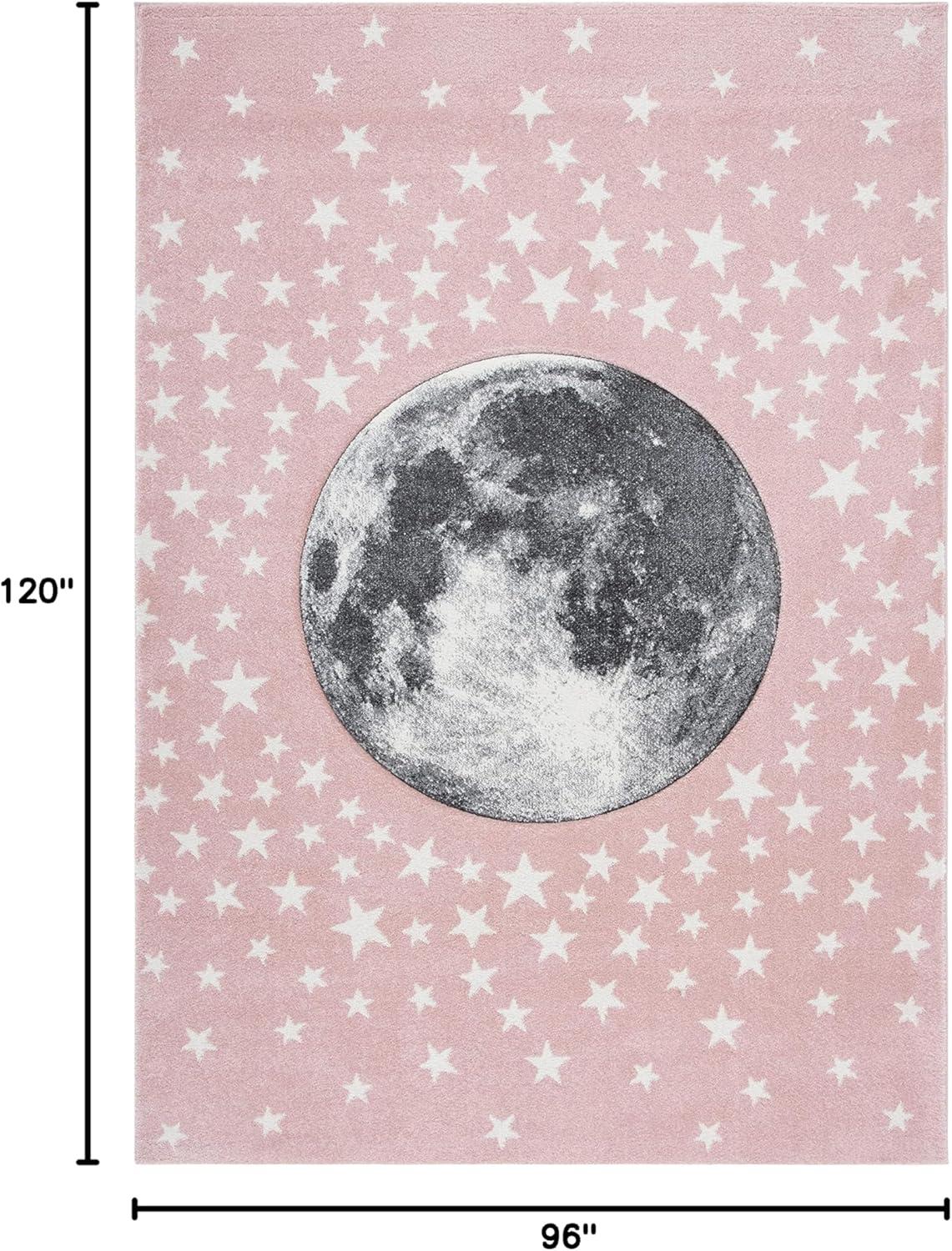 image:imageSAFAVIEH Carousel Kids Collection Area Rug 53 x 76 Light Grey amp White NonShedding amp Easy Care Ideal for High Traffic Areas for Boys amp Girls in Playroom Nursery Bedroom CRK135FPinkGrey